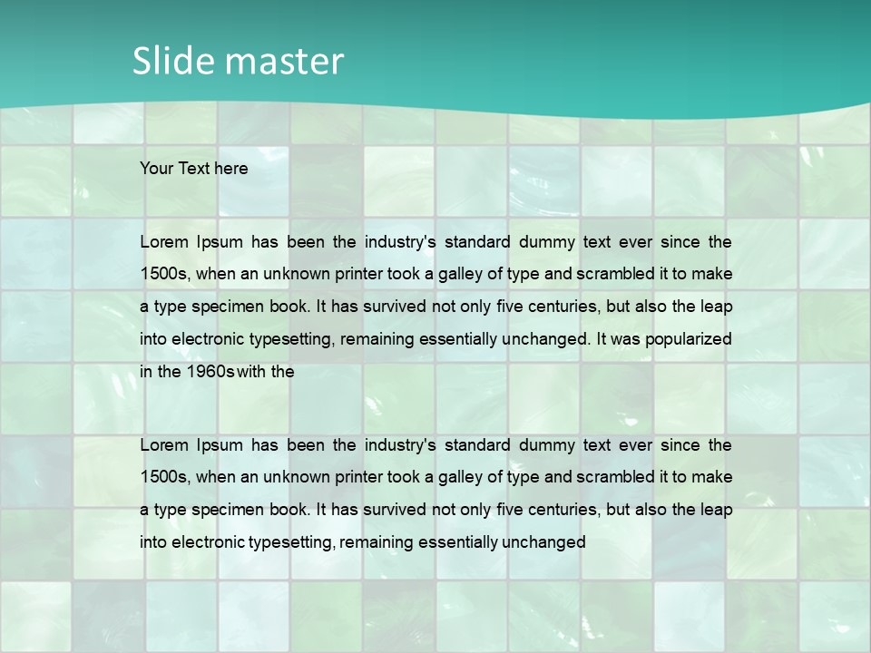 Decor Abstract Art PowerPoint Template