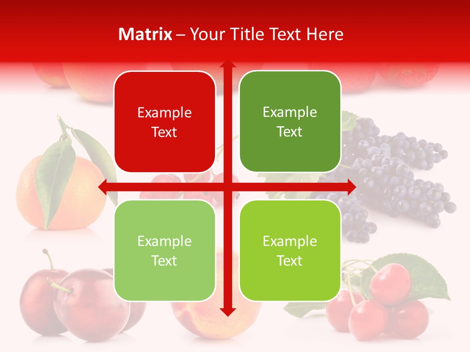 Apple Meal Plum PowerPoint Template