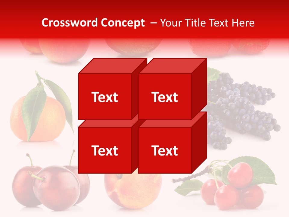 Apple Meal Plum PowerPoint Template