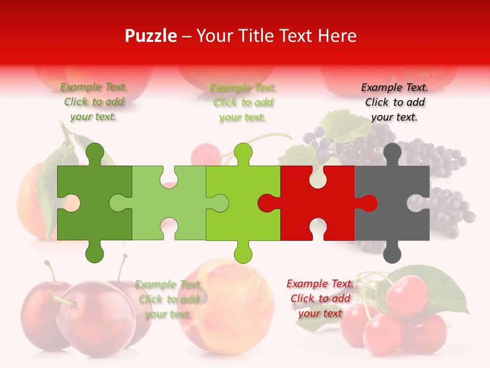 Apple Meal Plum PowerPoint Template