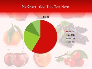 Apple Meal Plum PowerPoint Template