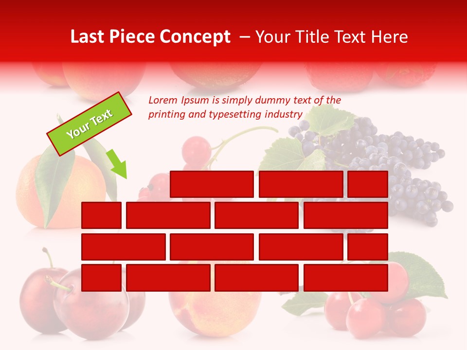 Apple Meal Plum PowerPoint Template