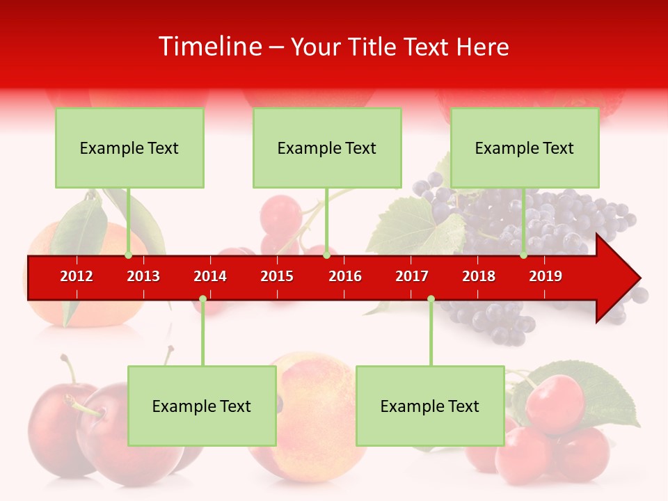Apple Meal Plum PowerPoint Template