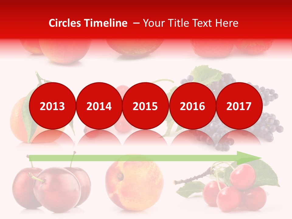 Apple Meal Plum PowerPoint Template