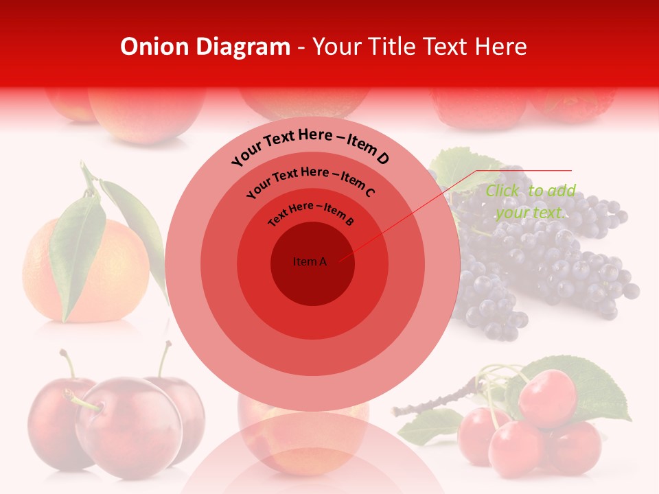 Apple Meal Plum PowerPoint Template