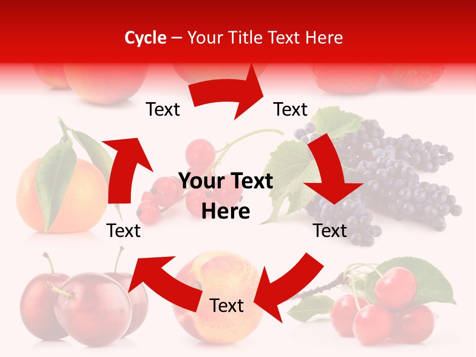 Apple Meal Plum PowerPoint Template