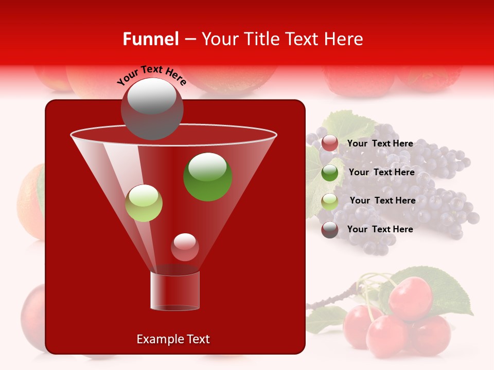 Apple Meal Plum PowerPoint Template