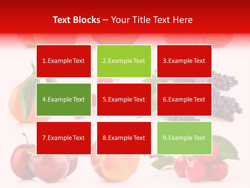 Apple Meal Plum PowerPoint Template