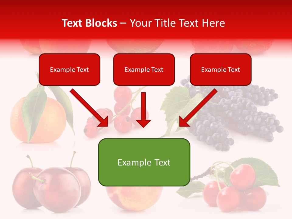 Apple Meal Plum PowerPoint Template