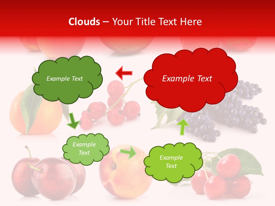 Apple Meal Plum PowerPoint Template