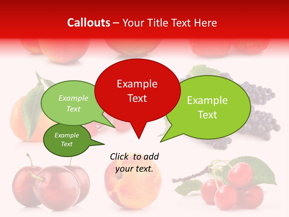 Apple Meal Plum PowerPoint Template