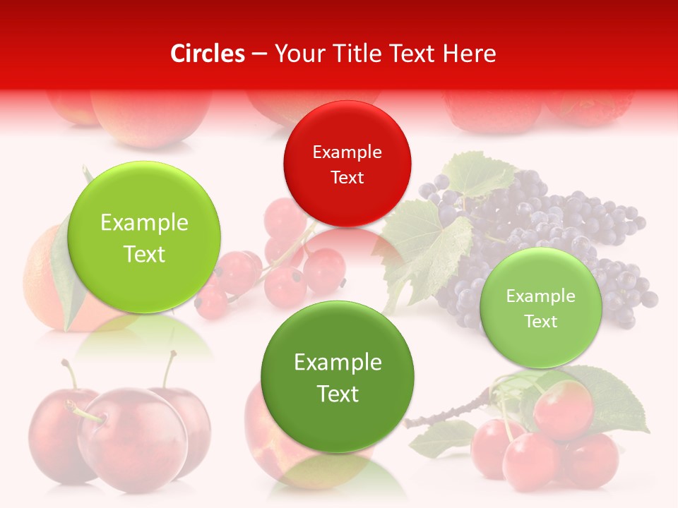 Apple Meal Plum PowerPoint Template