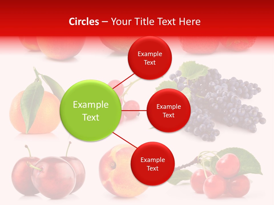 Apple Meal Plum PowerPoint Template