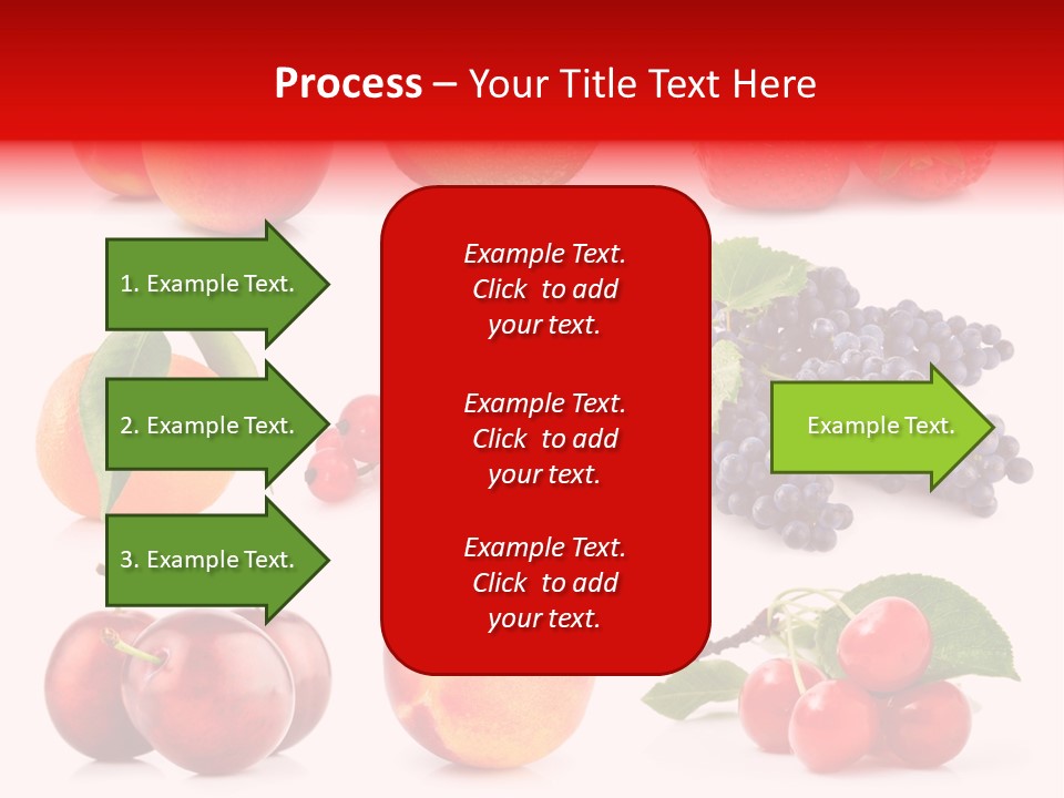 Apple Meal Plum PowerPoint Template