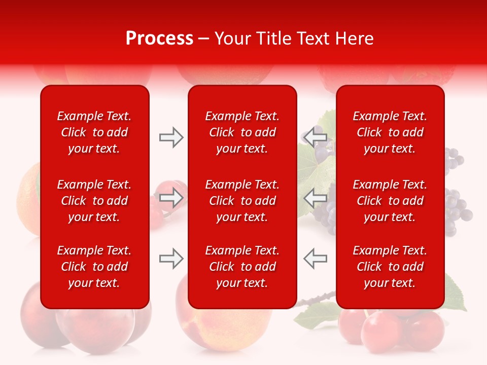 Apple Meal Plum PowerPoint Template