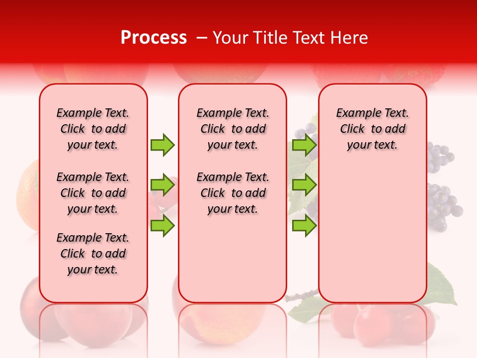 Apple Meal Plum PowerPoint Template