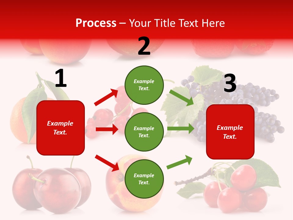 Apple Meal Plum PowerPoint Template
