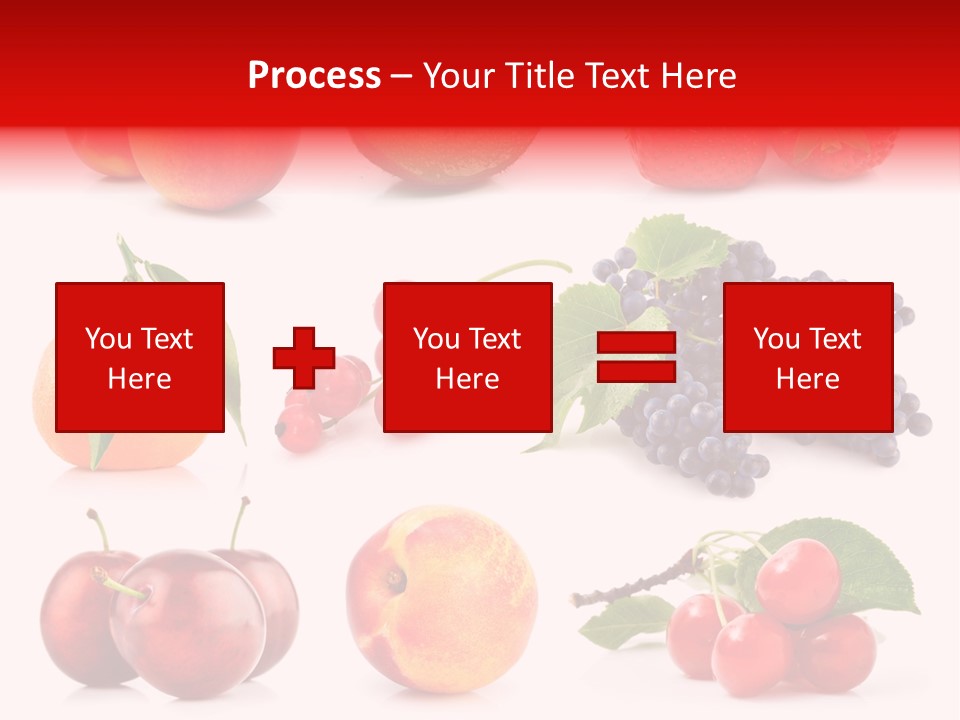 Apple Meal Plum PowerPoint Template