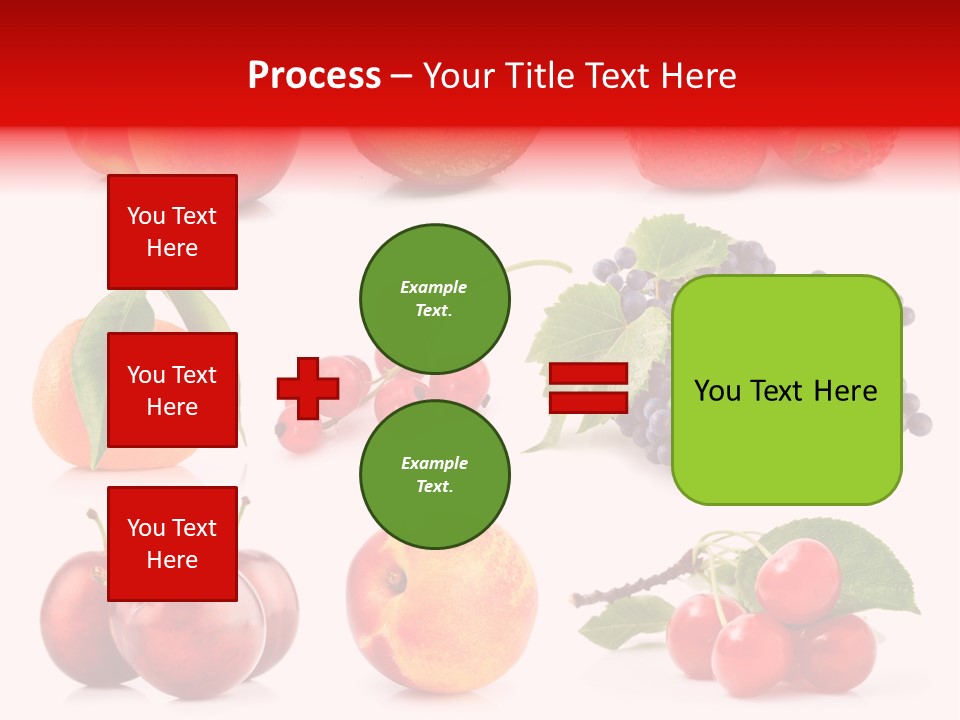 Apple Meal Plum PowerPoint Template