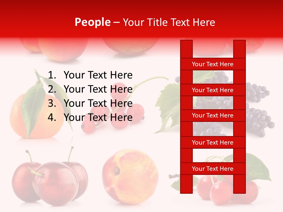 Apple Meal Plum PowerPoint Template