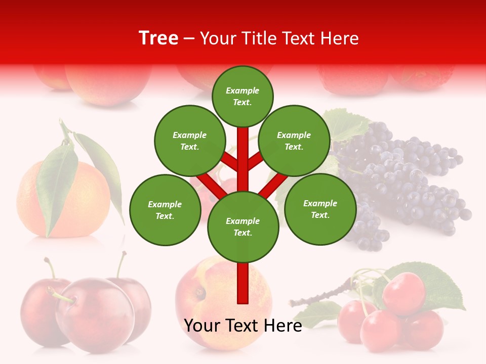 Apple Meal Plum PowerPoint Template