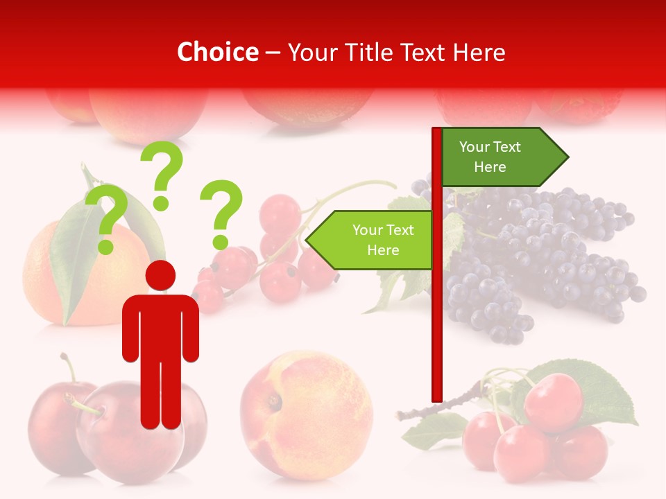 Apple Meal Plum PowerPoint Template