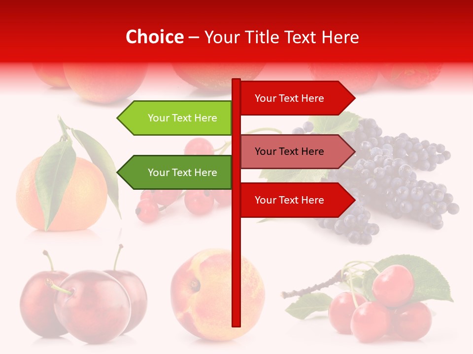 Apple Meal Plum PowerPoint Template