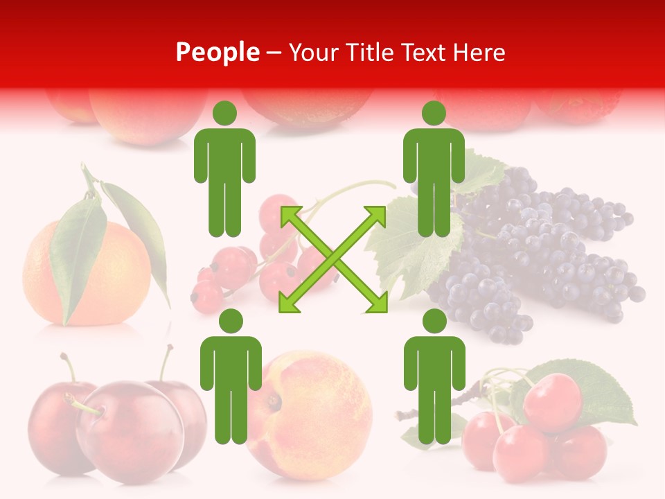 Apple Meal Plum PowerPoint Template