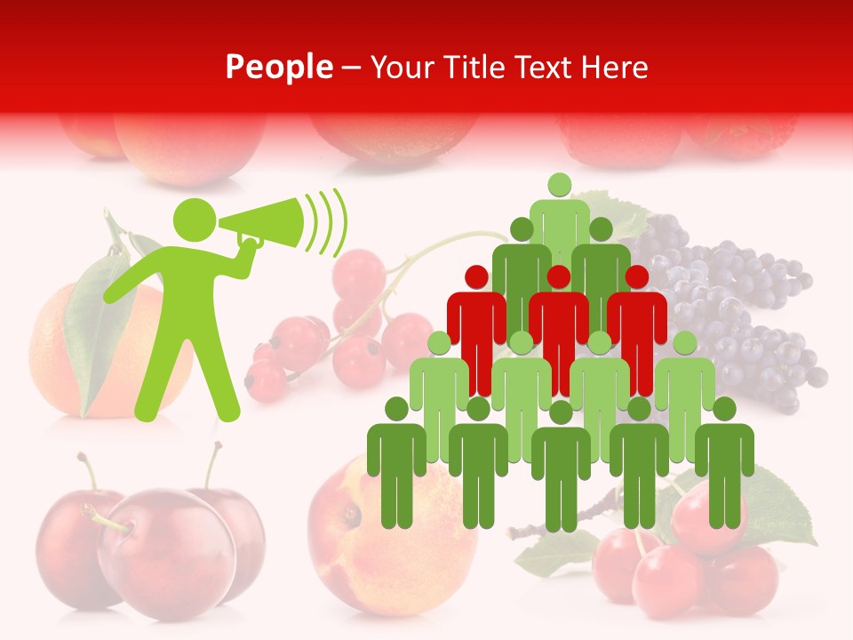 Apple Meal Plum PowerPoint Template