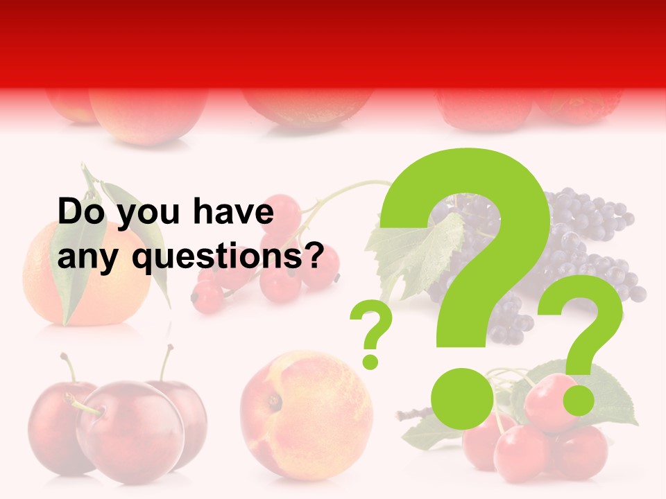 Apple Meal Plum PowerPoint Template