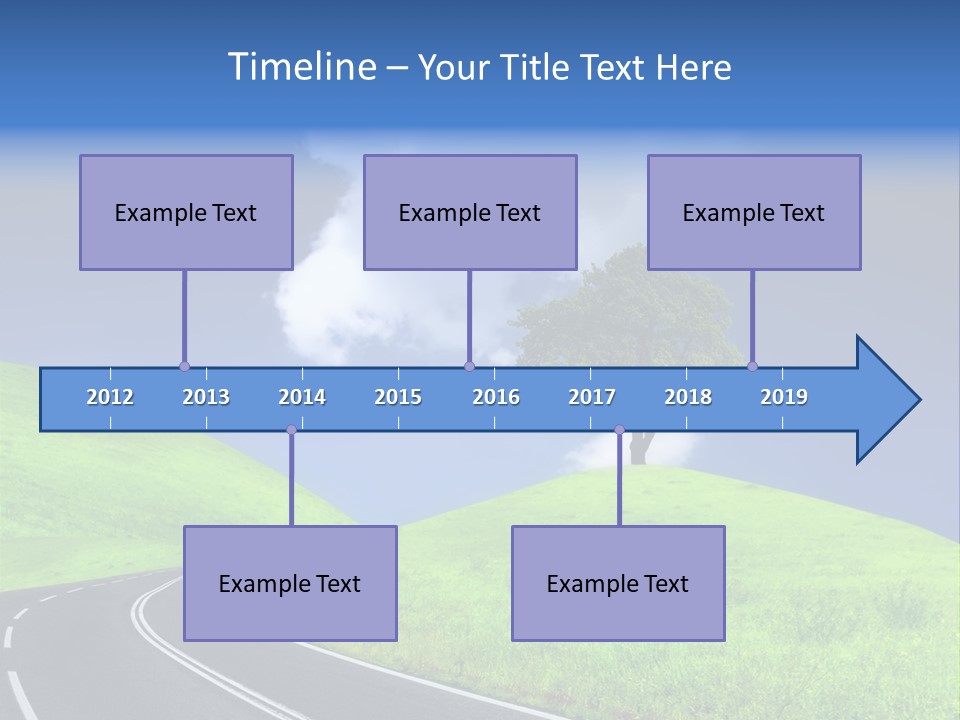 Farm Lane Landscape PowerPoint Template