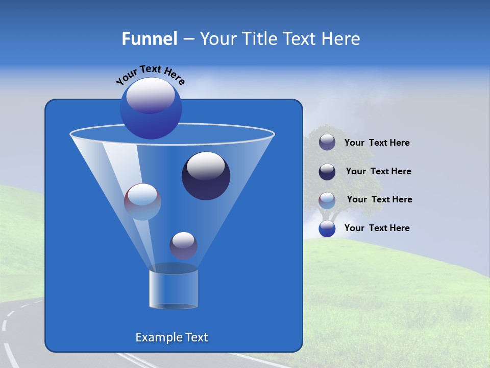 Farm Lane Landscape PowerPoint Template