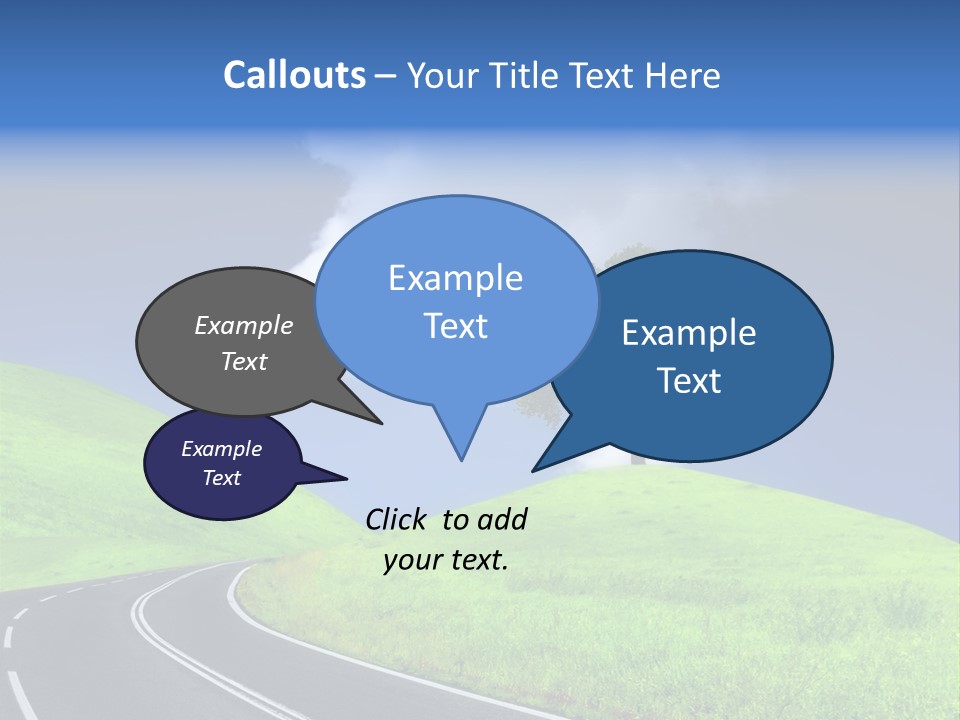 Farm Lane Landscape PowerPoint Template