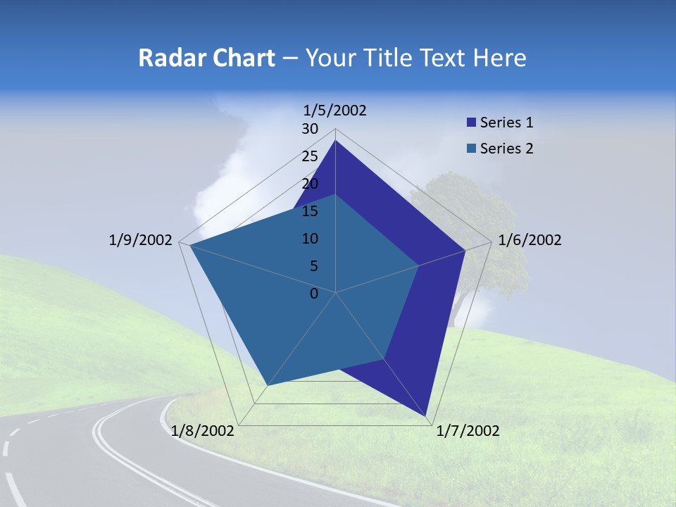 Farm Lane Landscape PowerPoint Template