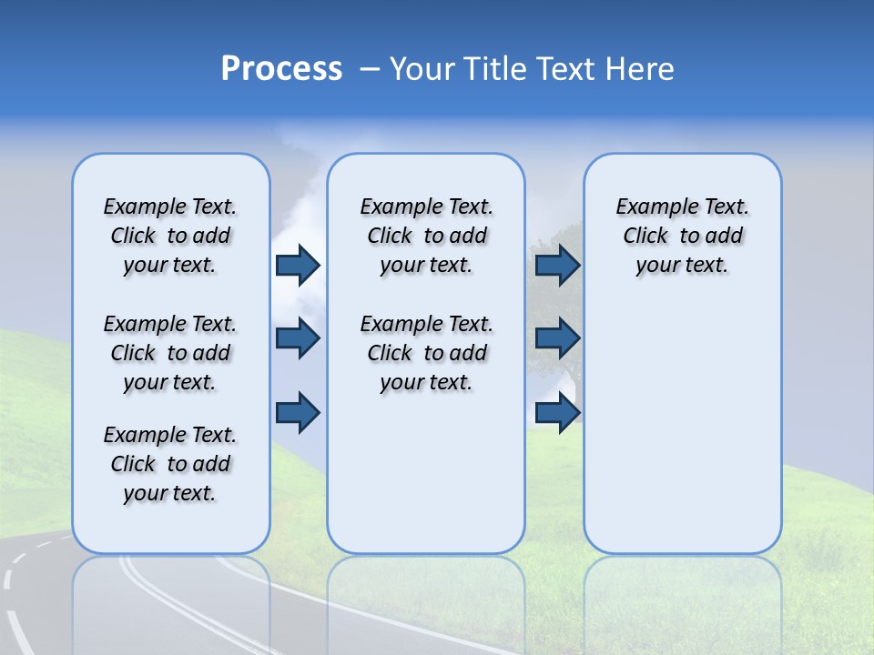 Farm Lane Landscape PowerPoint Template