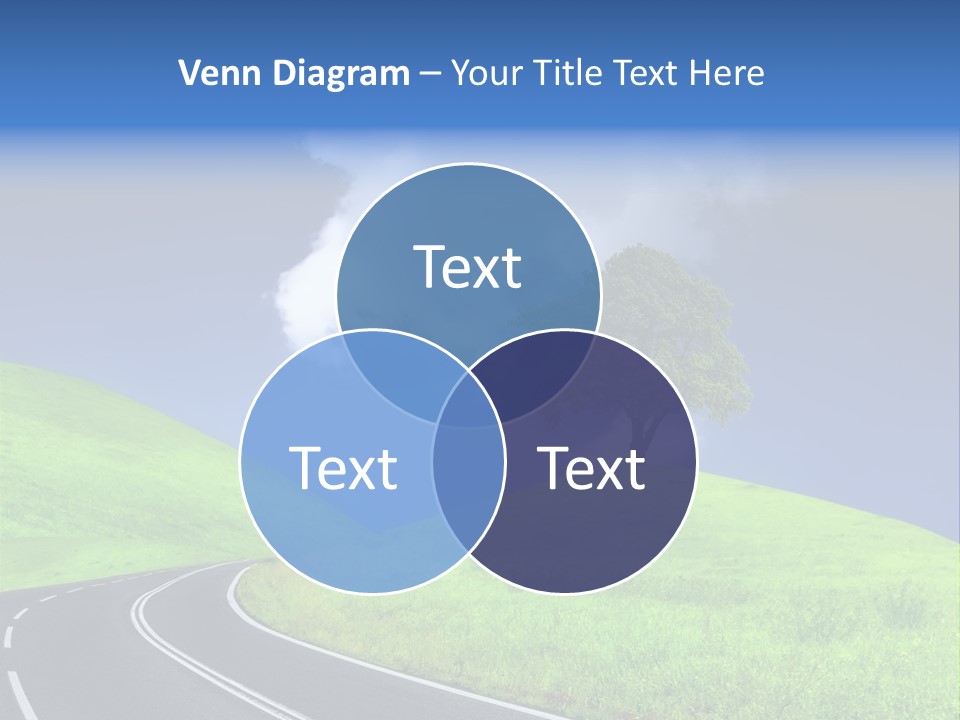 Farm Lane Landscape PowerPoint Template