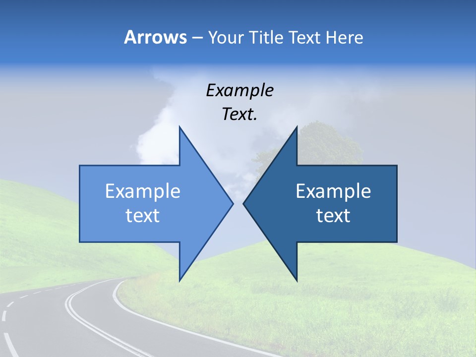 Farm Lane Landscape PowerPoint Template
