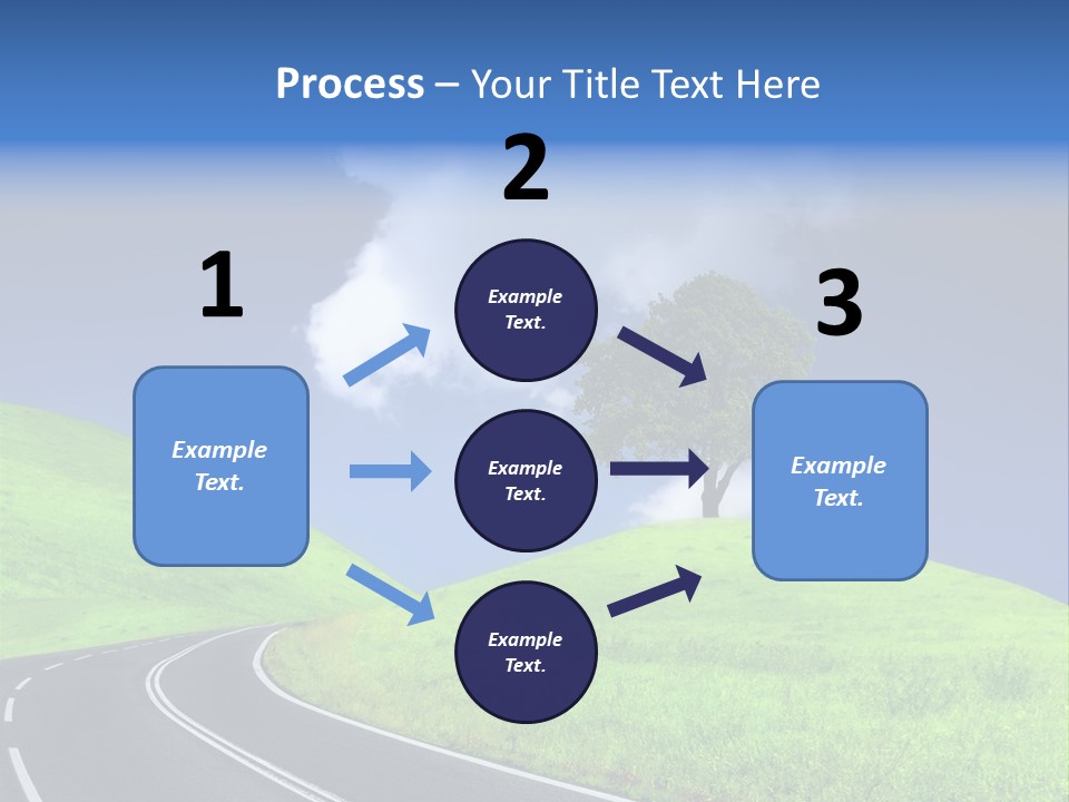 Farm Lane Landscape PowerPoint Template