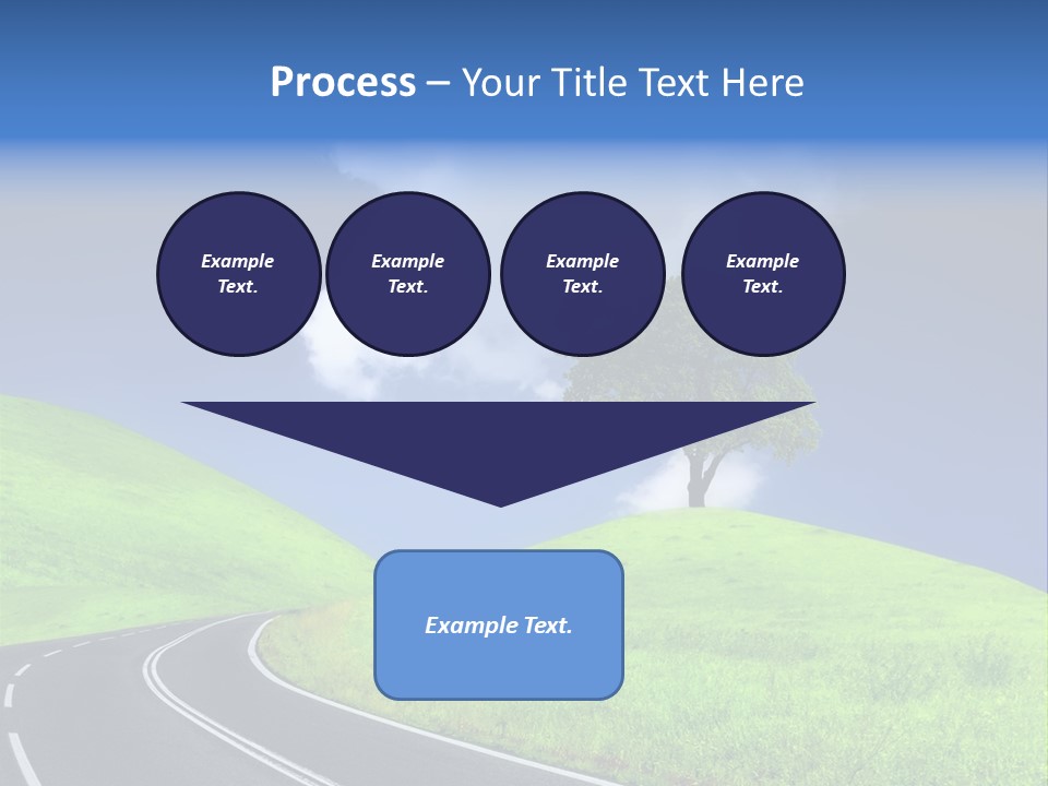 Farm Lane Landscape PowerPoint Template