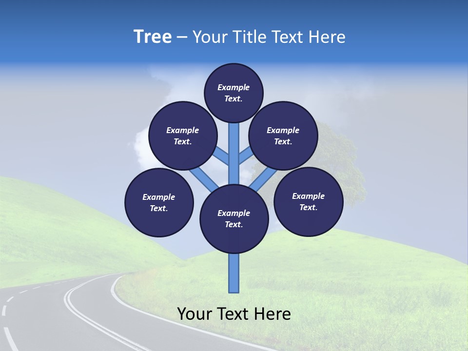 Farm Lane Landscape PowerPoint Template