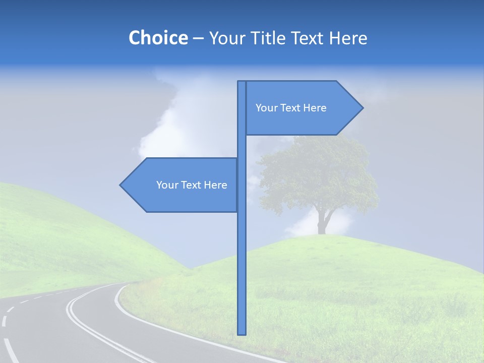 Farm Lane Landscape PowerPoint Template