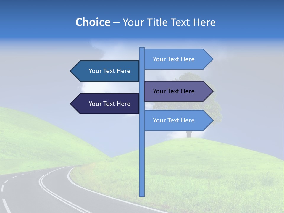Farm Lane Landscape PowerPoint Template