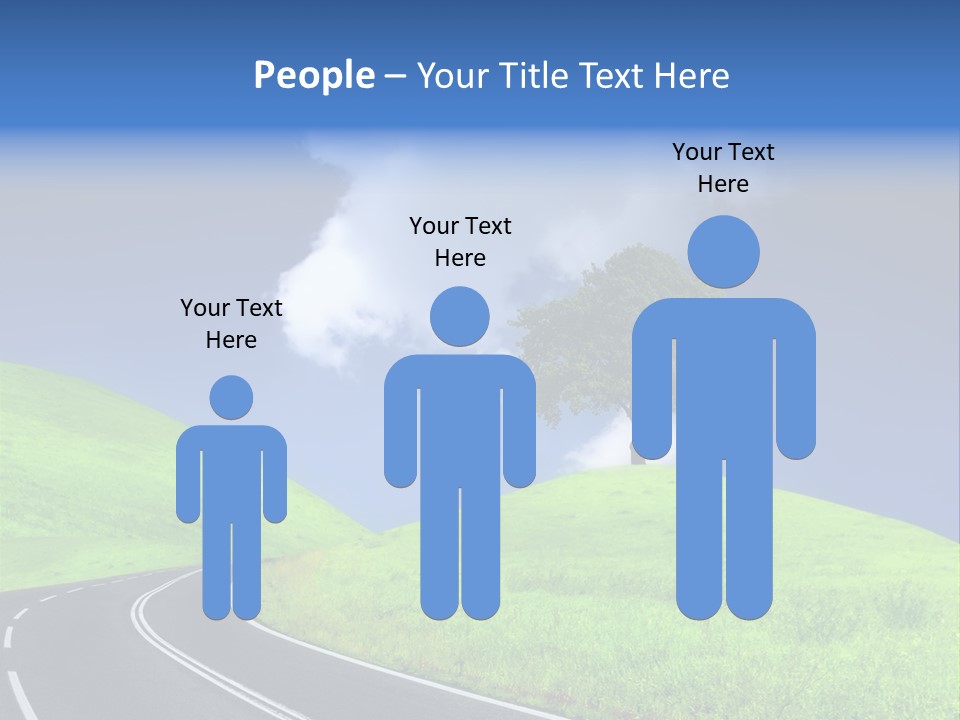 Farm Lane Landscape PowerPoint Template