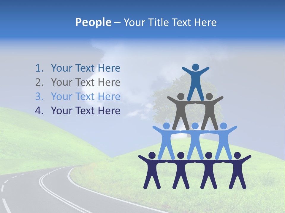 Farm Lane Landscape PowerPoint Template