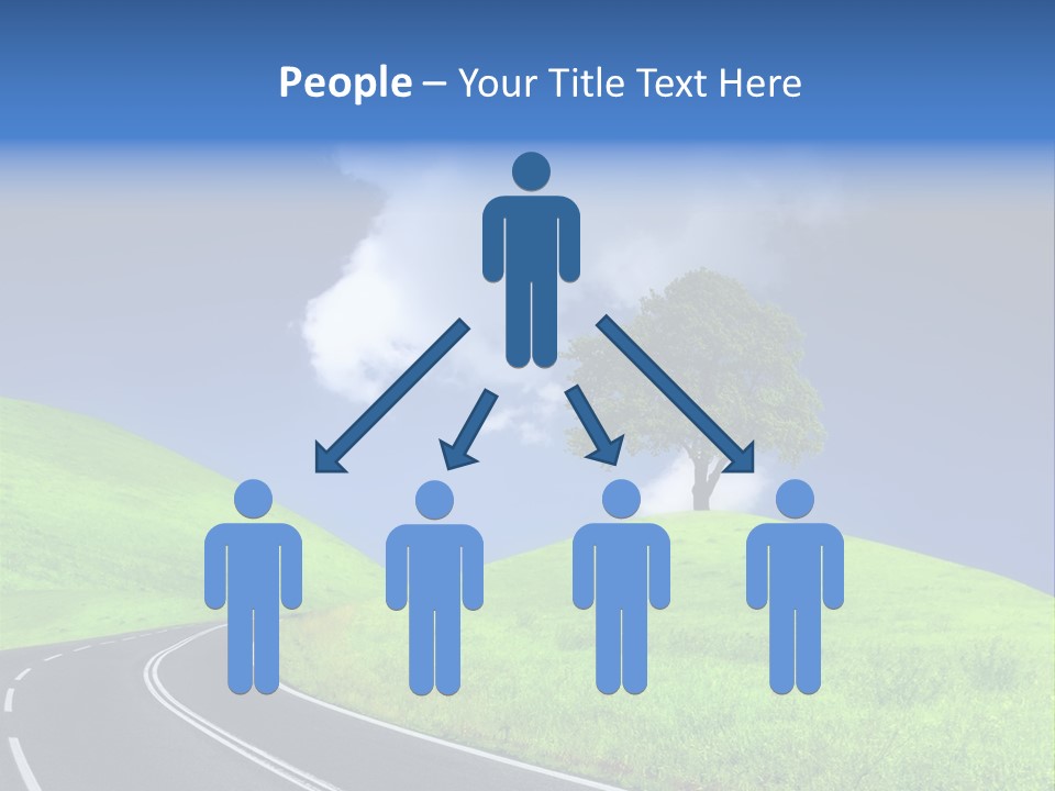 Farm Lane Landscape PowerPoint Template