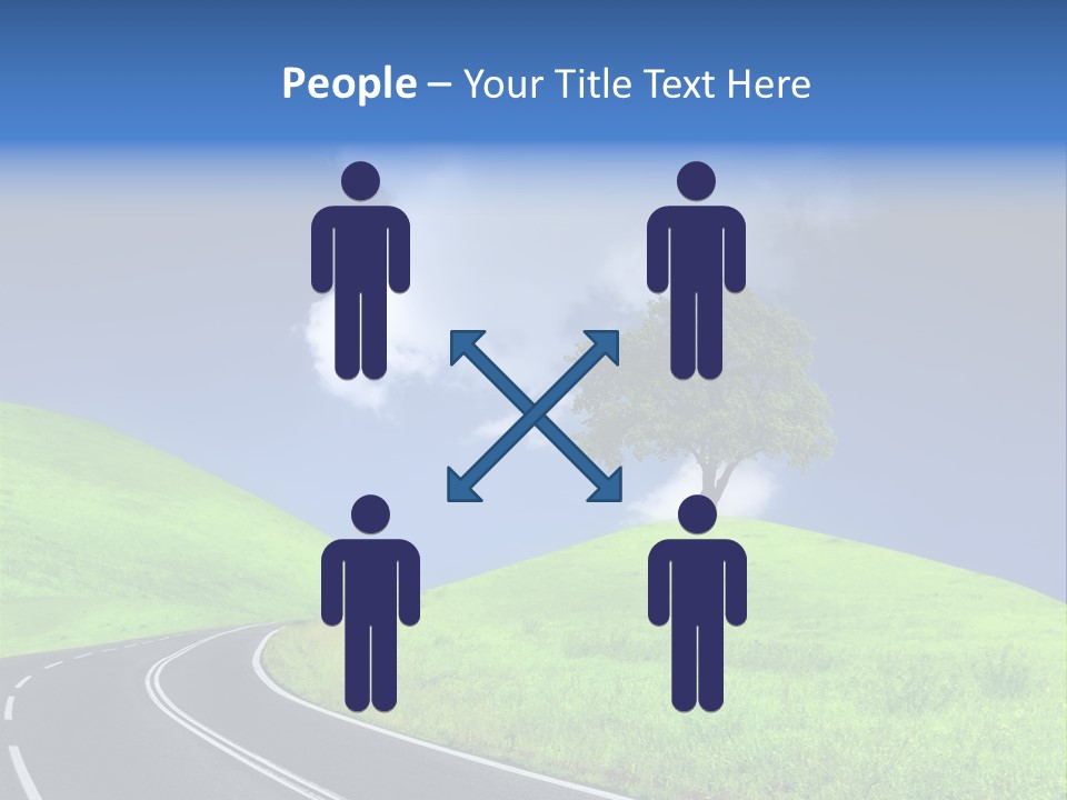 Farm Lane Landscape PowerPoint Template