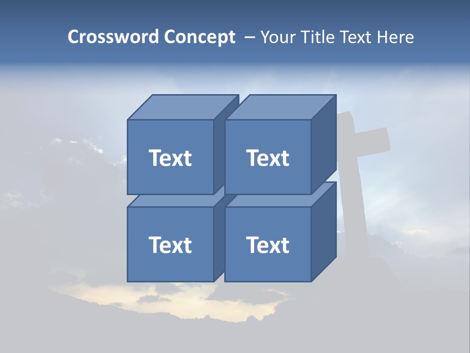 Holy Church Sun PowerPoint Template