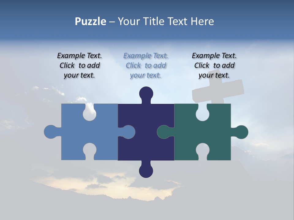 Holy Church Sun PowerPoint Template