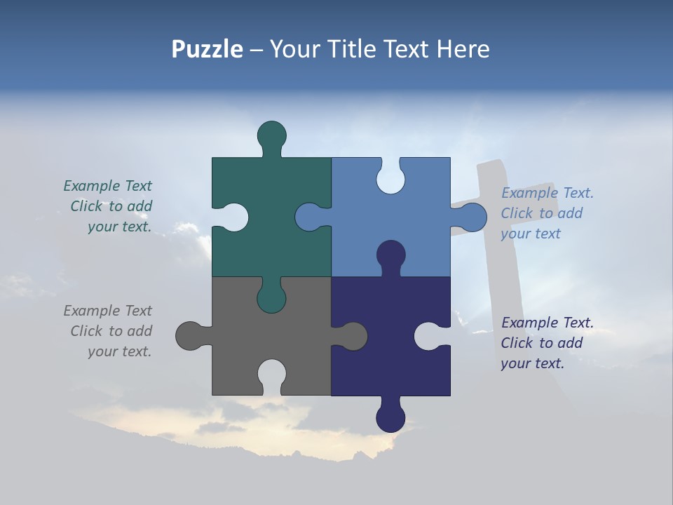 Holy Church Sun PowerPoint Template