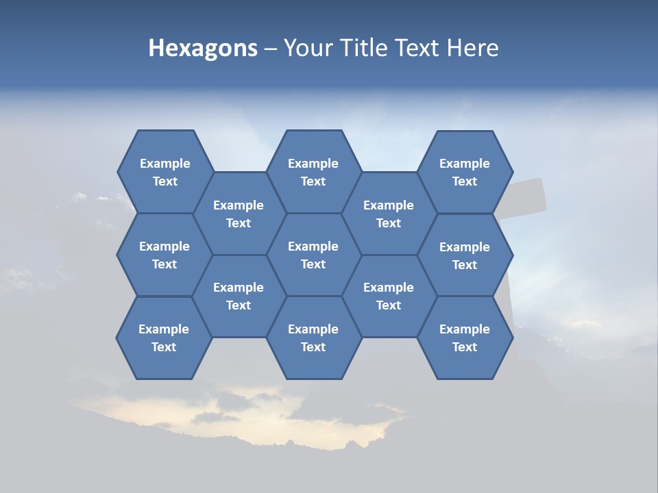 Holy Church Sun PowerPoint Template